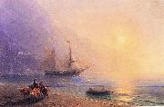 Ivan Aivazovsky Loading Provisions off the Crimean Coast china oil painting artist